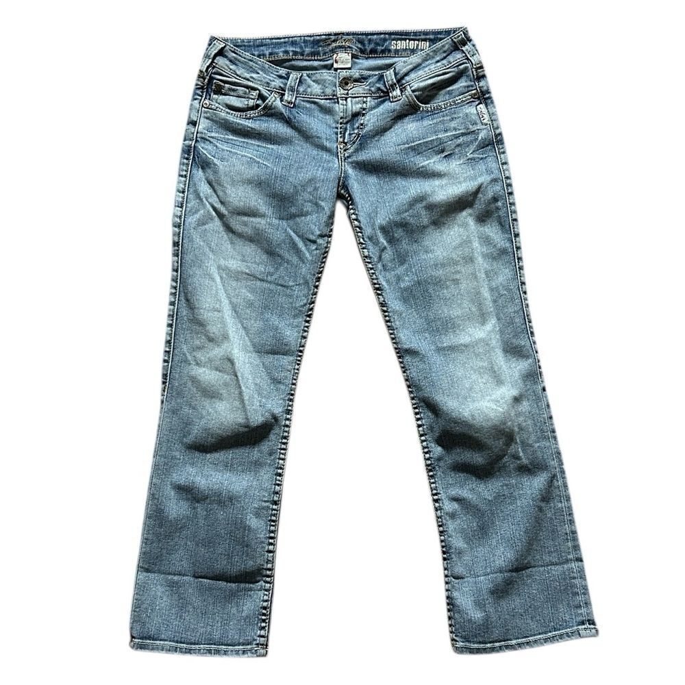 Silver Santorini Capri Jeans